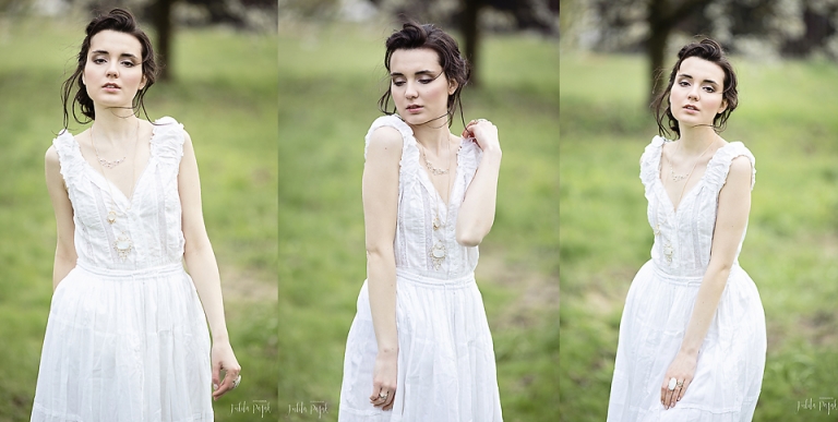 wiosenna sesja zdjęciowa w sadzie