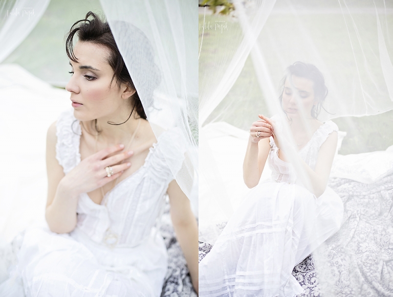 wiosenna sesja zdjęciowa w sadzie