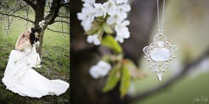 wiosenna sesja zdjęciowa w sadzie