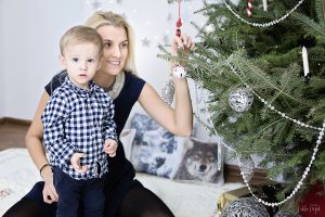 Sesja dziecięca w świątecznym klimacie