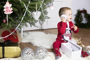 Sesja dziecięca w świątecznym klimacie