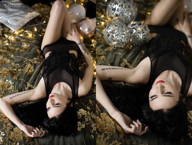 Buduar w świątecznej stylizacji